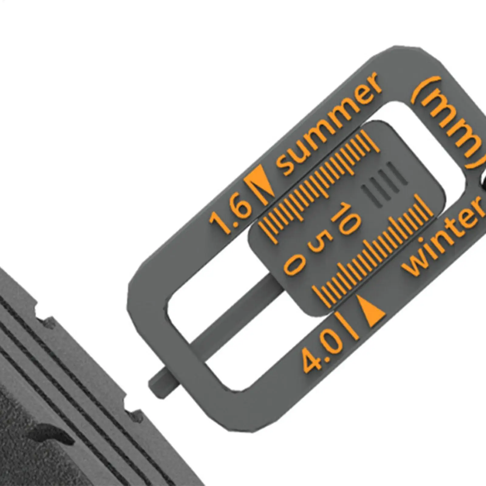 

6-in-1 Multifunction Keychain, 12cm Tire Tread Depth Gauge Ruler With Bottle Opener, Hardware Measure Pendant For Car Van Maint