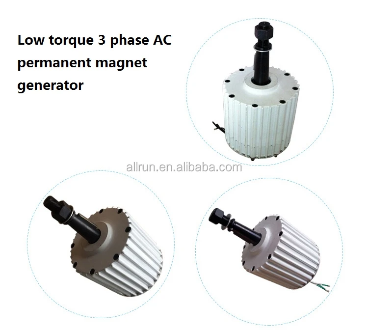 Hot sale ! Low RPM high efficiency 2kw 3kw 5kw 10kw low speed wind turbine motor