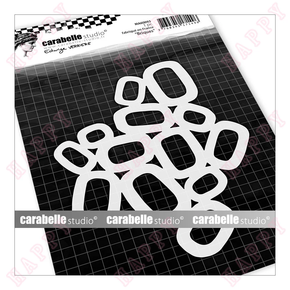 Plastic Stencil Glass Mycelium Alphabet Portrait Decoration Diy Scrapbooking Diary Album Paper Template Card Embossing Handcraft