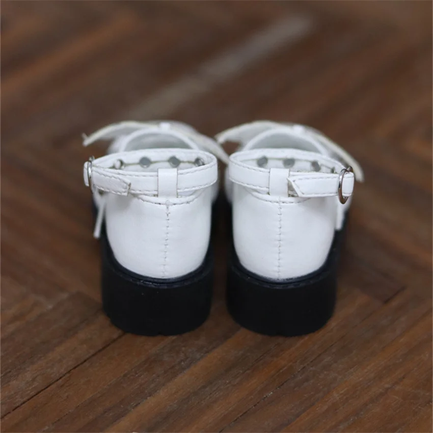 BJD toy shoes 1/4, Xiong Mei square head stitching rivet small devil single shoes bjd doll accessories