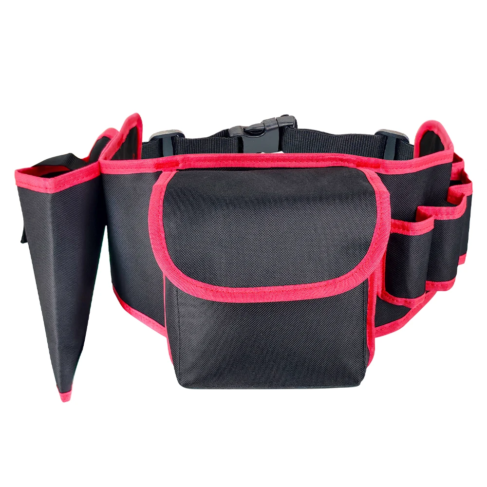 Multifunctional Tool Waist Belt Pouch Oxford Cloth Adjustable Work Tool Bag for Electrician Carpenter