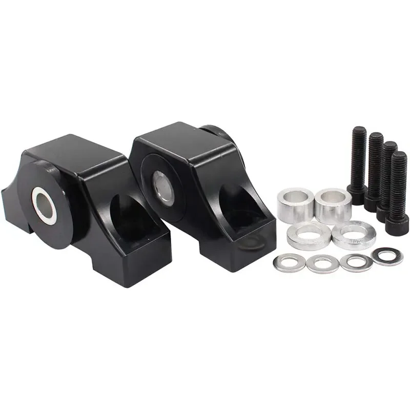 Kit di montaggio motore scambio motore a 2 bulloni per Honda Civic B16 B18 D16 EK 1996-2000 Alluminio nero