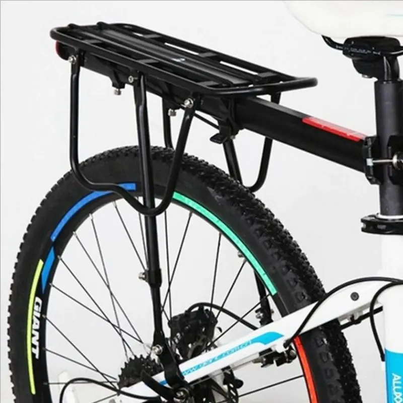 Deemount Bicycle Luggage Carrier Cargo Rear Rack Shelf Cycling Bag Stand Holder Trunk Fit 20-29\'\' Mtb &4.0\'\' Fat Bike