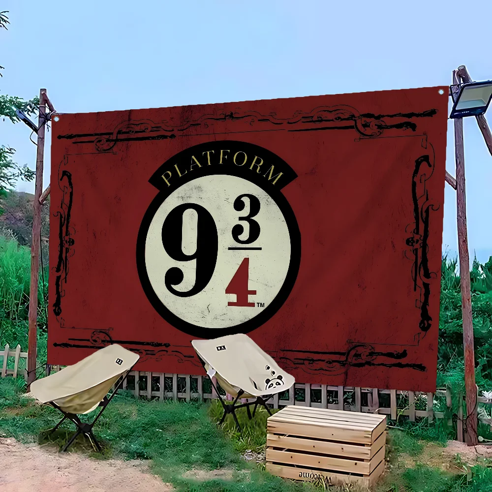 HOGWARTS EXPRESS 9 34 تجمعات عائلية أعلام زينة للتخييم