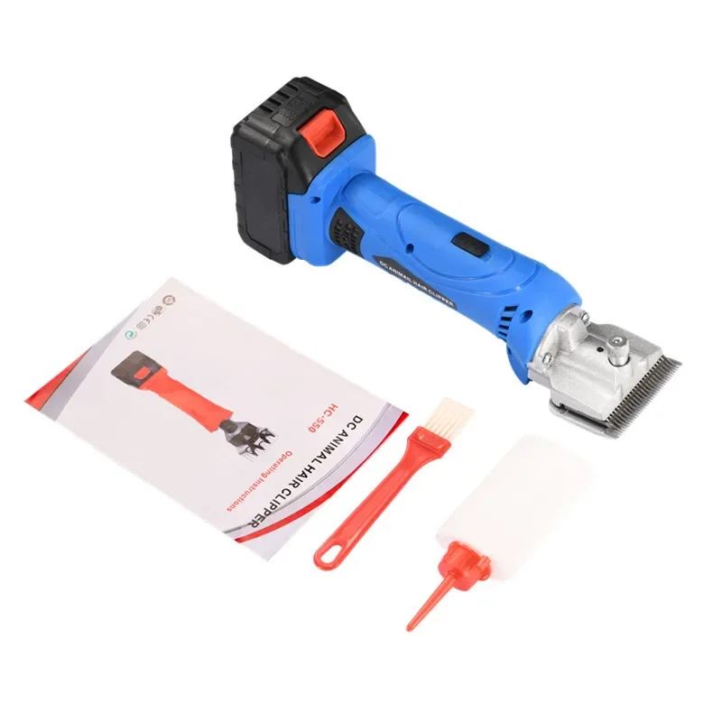 Wireless 6 Speed 35 Teeth Electric Horse Hair Shears Pet Machine Scissors Shearing Supplies Cut for 18V Battery