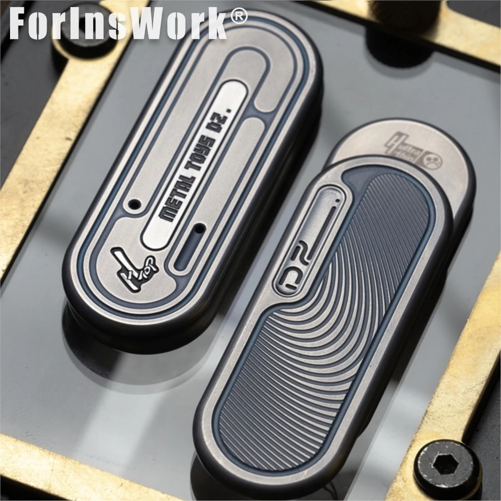 Brinquedos de metal Dz TOP H Mecânico Push Slider Fidgets Slider Cool Toys Gadgets Fidgets Toys