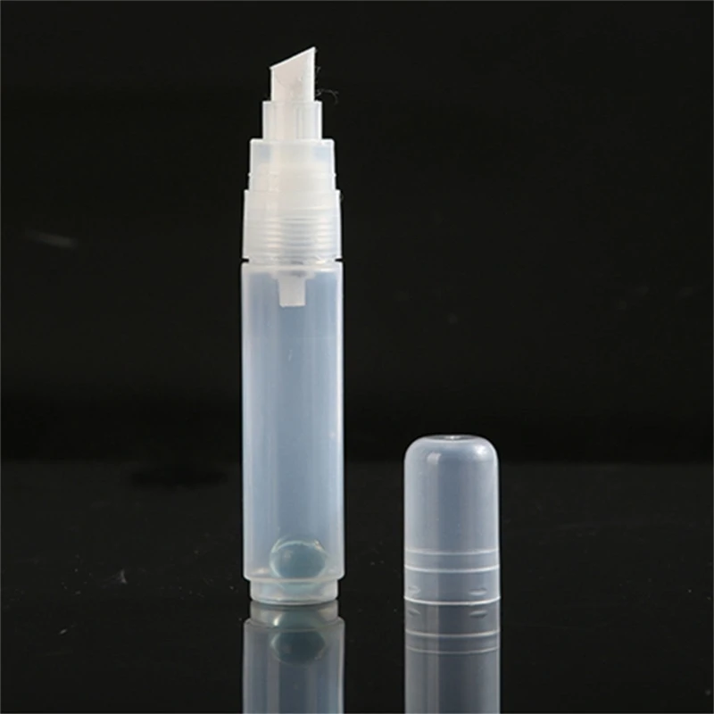 1/2Pcs 10mm 치즐 팁 빈 페인트 펜 리필 형 아크릴 나무 패브릭 스톤 세라믹 금속에 그림에 대 한 빈 마커