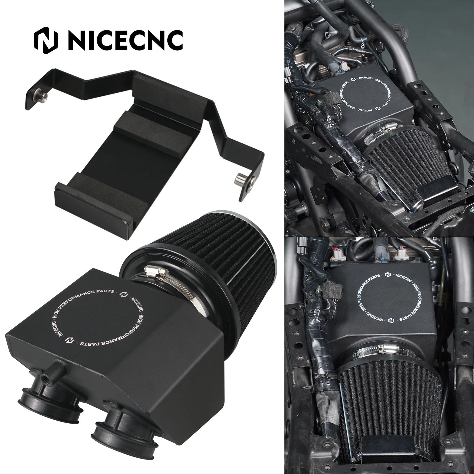 

Motorcycle Air Filter Box Assembly for Yamaha Tenere 700 2022-2024 Air Cleaner for Yamaha 700 Tenere 700 Rally Edition 2022-2024