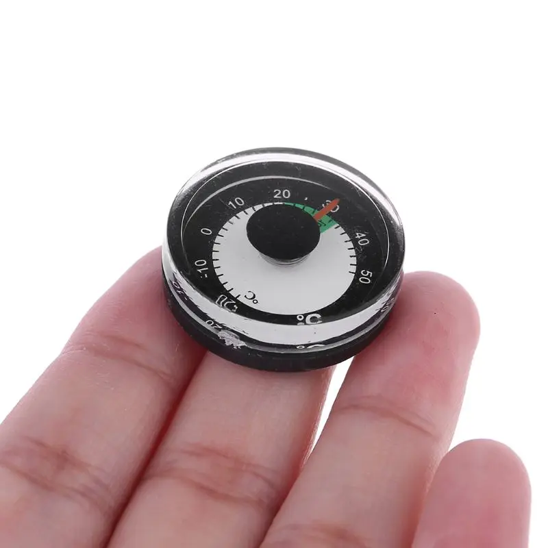 27 mm Mini Mechanical Thermometer 1.1" Dial Thermometer -20~50℃ for Home
