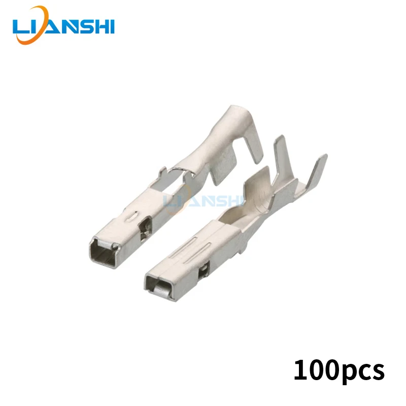 

100pcs 7116-1300 automotive connector 1.5 series spring car terminal DJ621-F1.5×0.6A