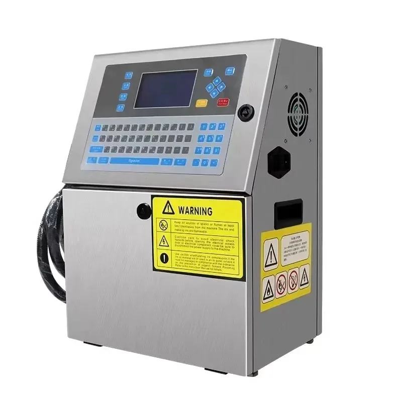 Intelligent Automatic CIJ Inkjet Printer Small Character Online Business Printing Machine for Industrial Use