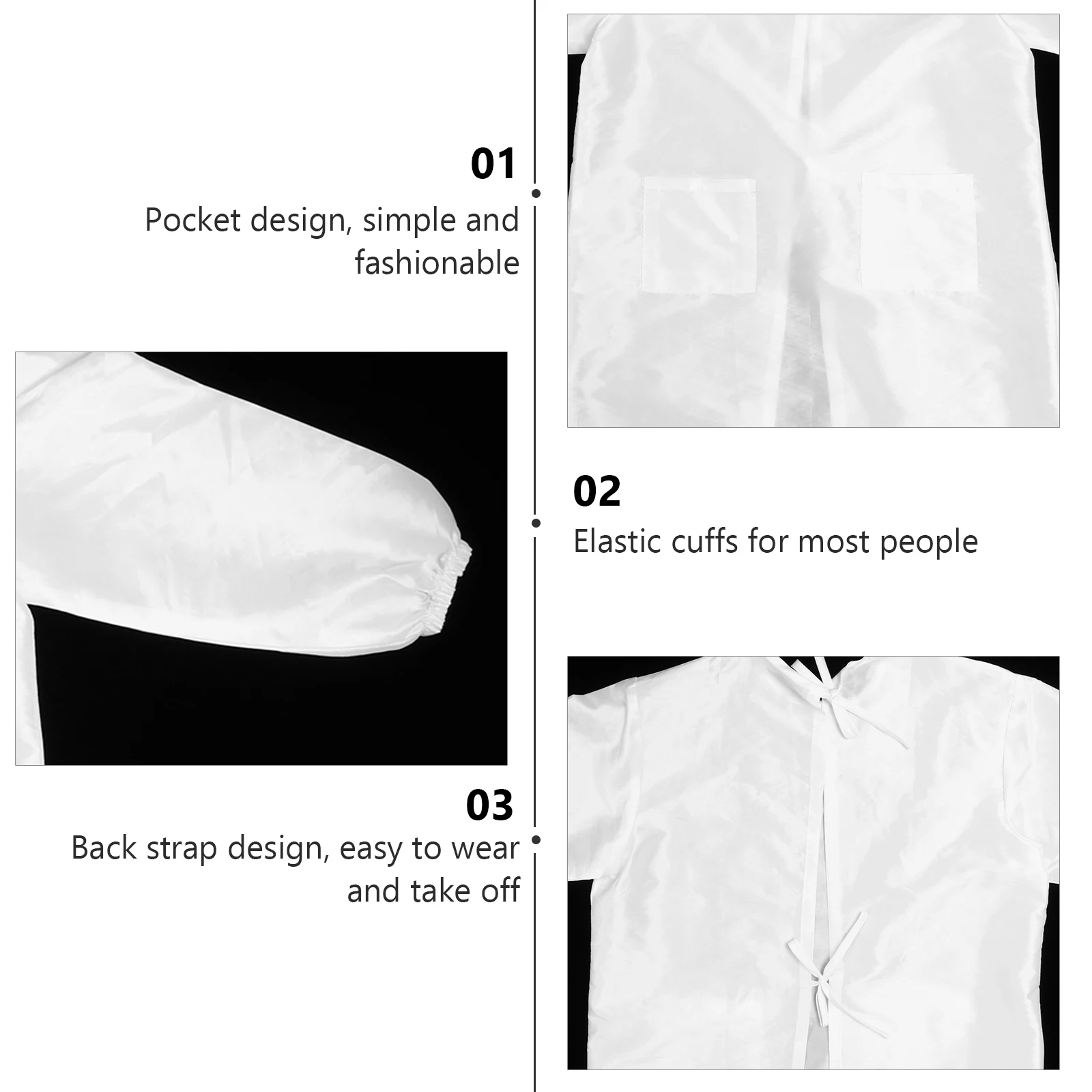 

Long Sleeve Salon Apron Hairdresser Apron Salon Work Clothes Stylist Cosmetologist Barber Shop Reusable Easy Clean