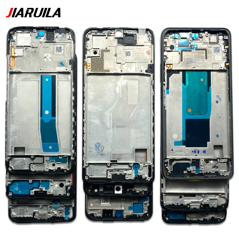 NEW For Redmi 9 9A 9C 10 10A 10C 12C 13C Note 10s 10 4G 10 Pro Front Frame Plate Housing Board LCD Faceplate Replace Repair Spar