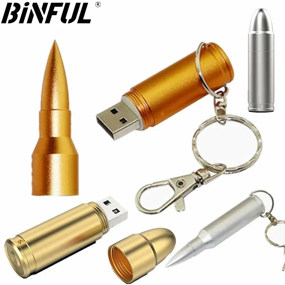 Bullet Shape Pendrive 512GB 256GB Usb Flash Drive Waterproof 64GB U Disk Memory Drive Fashion 8GB 16GB 1TB 2TB Storage Pen Drive