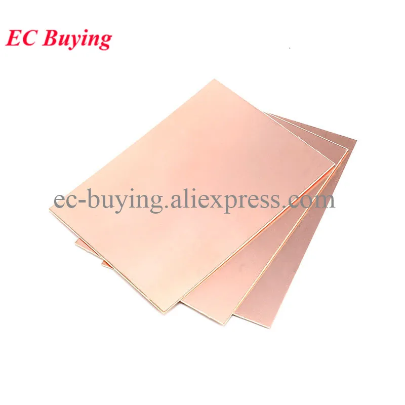 5pcs PF PCB Single Side Copper Clad Plate 7*10cm Laminate Circuit Board DIY Kit 7x10cm Universal Fiberglass Board Bakelite Mater