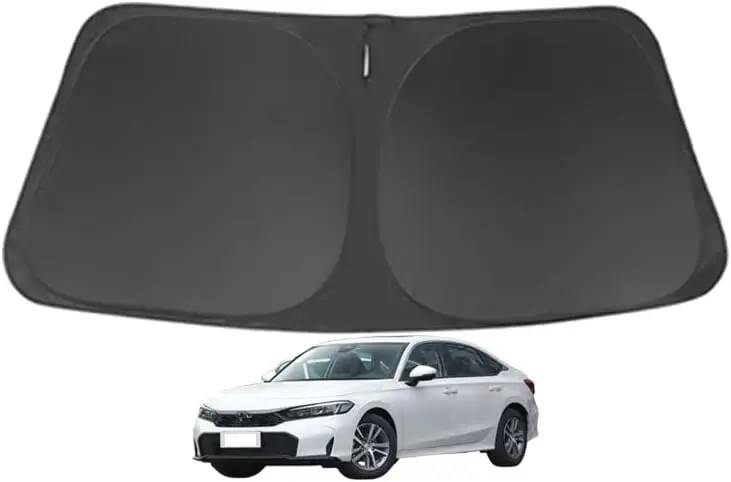 

Civic Custom Windshield Sun Shade for Civic 2022 2023 2024 2025 2026 Front Window Sunshade Sun Visor 240T Shade Blocks UV Rays C