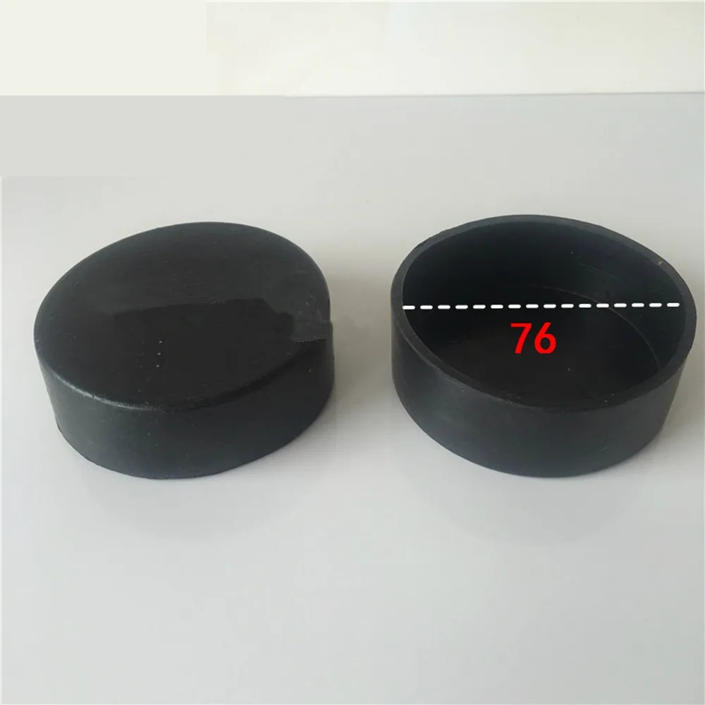 Table Leg Foot Pad Dia 76mm Non-Slip Tube Cap Rubber Sleeve Outer Plug Round Foot Cover