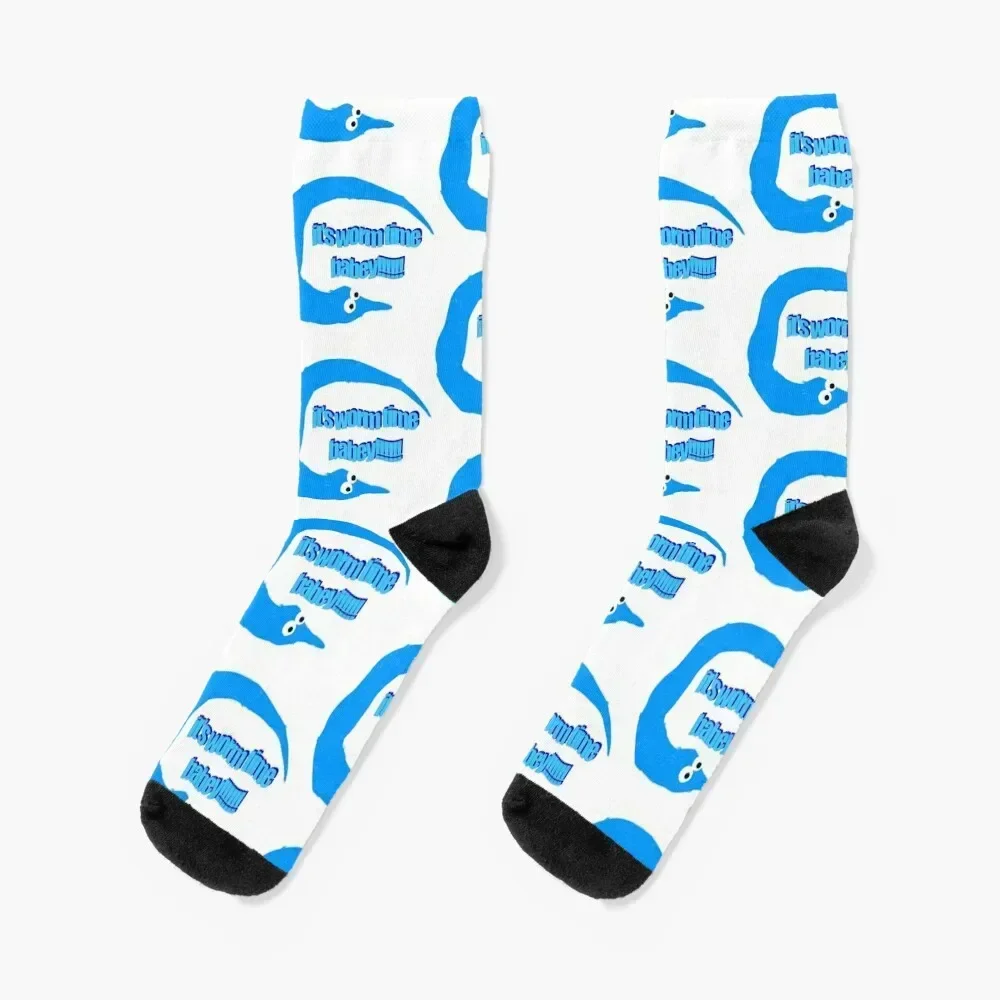 Worm Time Babey! Socks cotton basketball Socks Women's Men's