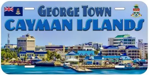 Cayman Islands George Town Novelty Car Tag License Plate Aluminum