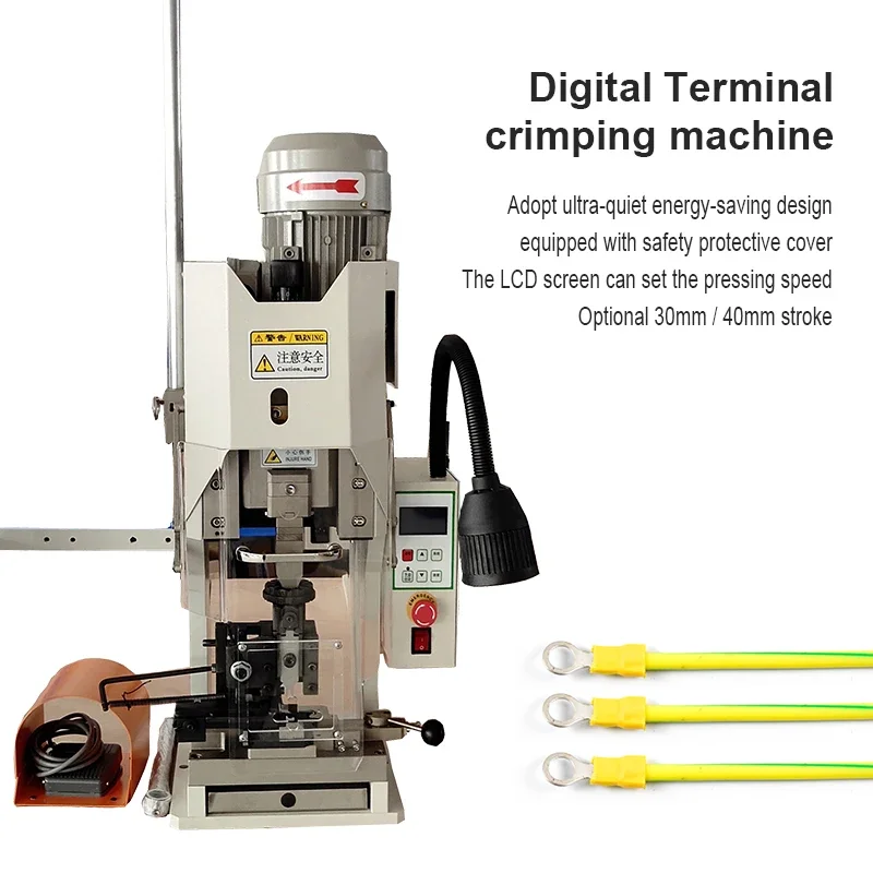 220V Bellow AWG12 3.3mm Square Or Less European Terminal Crimping Machine 2t European Connection Applicator Crimping Machine