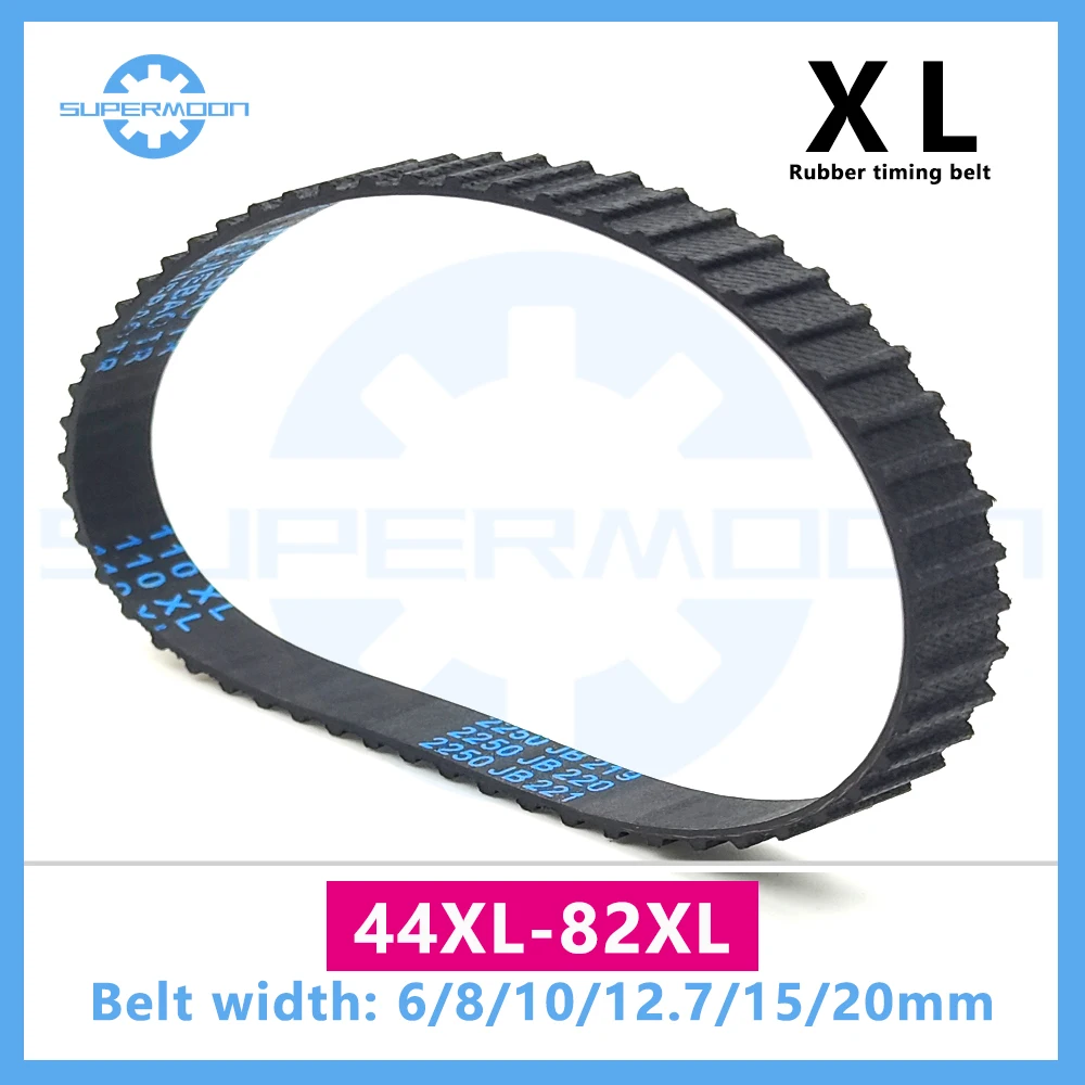 XL Timing Belt Type 44XL 54XL 56XL 60XL 64XL 66XL 68XL 70XL 72XL 74XL 76XL 78XL 80XL 82XL Width 6-20mm Rubber Closed-Loop Belt