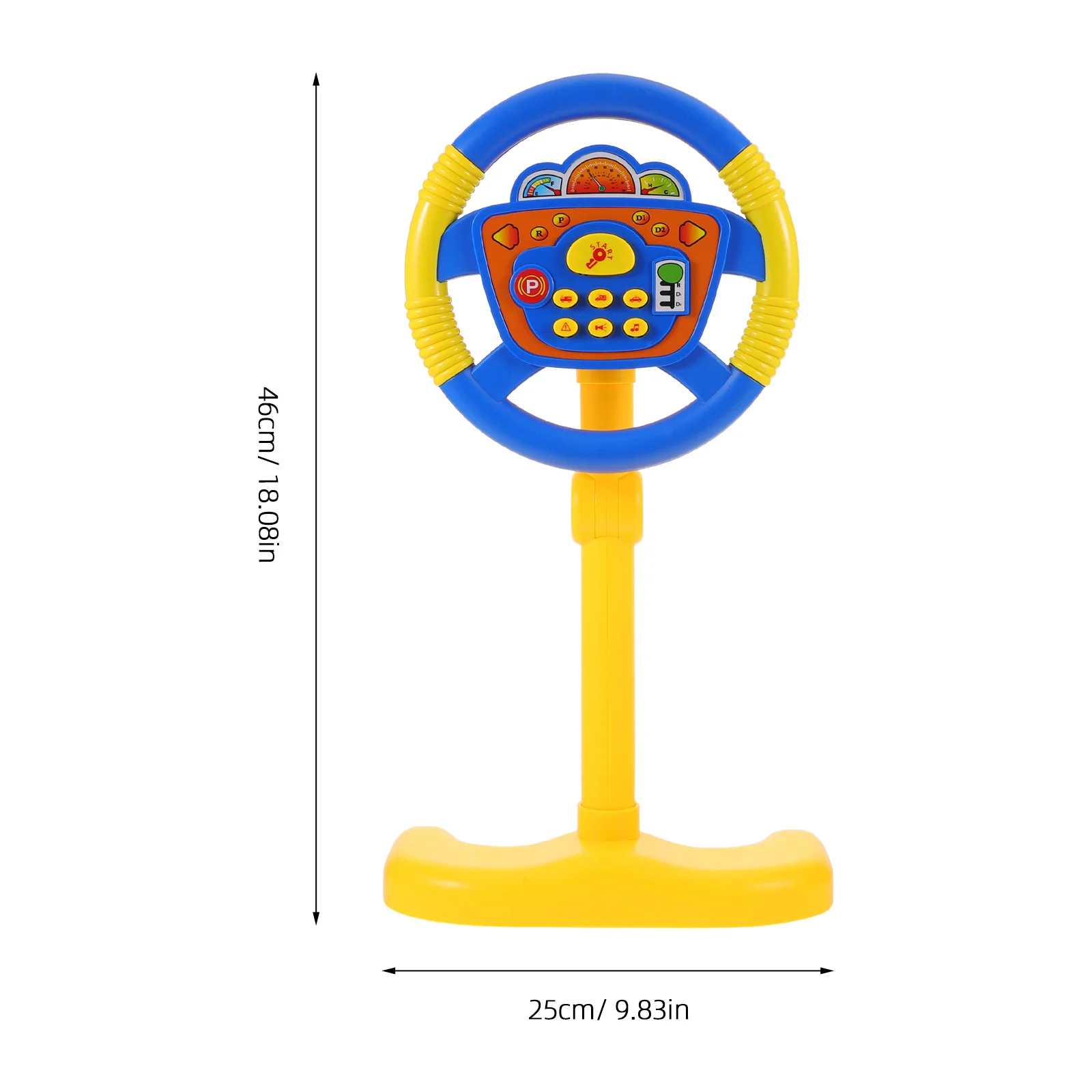 Fingir jogar volante eletrônico simulado motorista de condução com som música para crianças suporte chão brinquedos infantis verticais