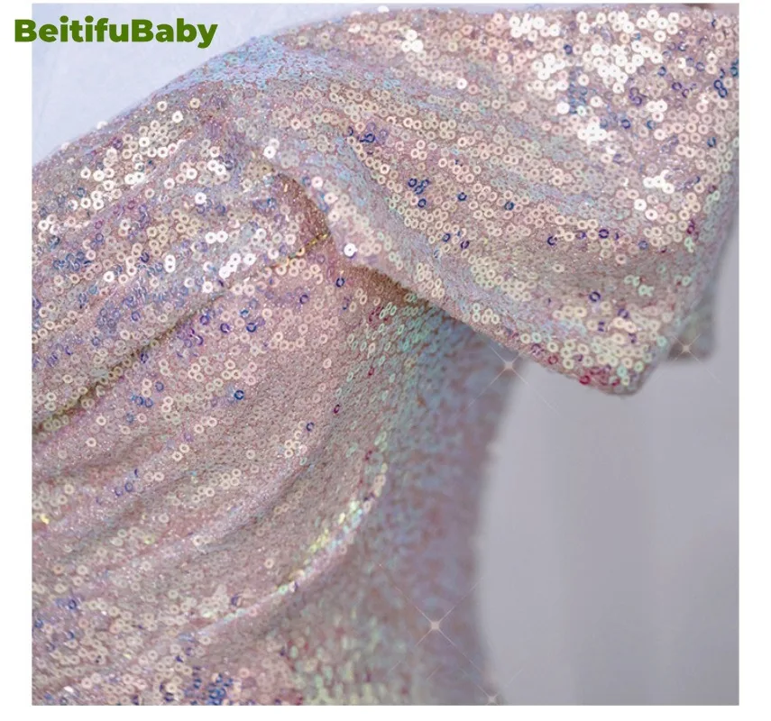 Beitifu Baby-Robe de Soirée pour Femme, Éducative, Slim, Off The Initiated Fishtail, Paillettes, Jupes sulf, Robes de Bal