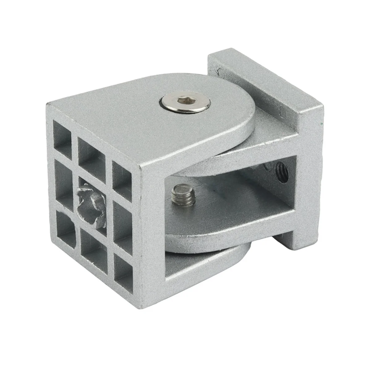 4040 Flexible Hinge Pivot Joint Aluminum Fittings Right Angle Connector for Aluminum Profile