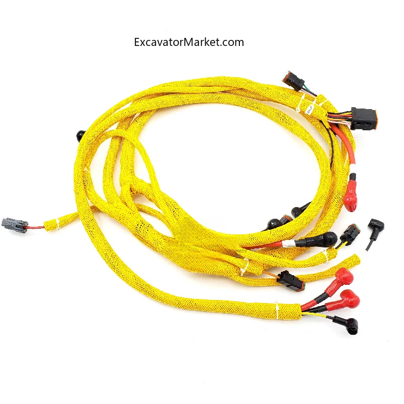 Excavator Parts For PC360-7 350-7 300-7 imported high-temperature resistant engine wiring harness excavator accessories