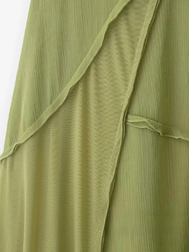 KONDALA Seksowna, elegancka sukienka szyfonowa na wakacje, damska sukienka na ramiączkach, bez rękawów, długa, prosta, vestidos, moda 2025, elegancka sukienka na jesień.