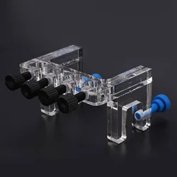 Acrylic Aquarium Soft Tube Fixture Holder For Holding Dosing Pump Soft Hose