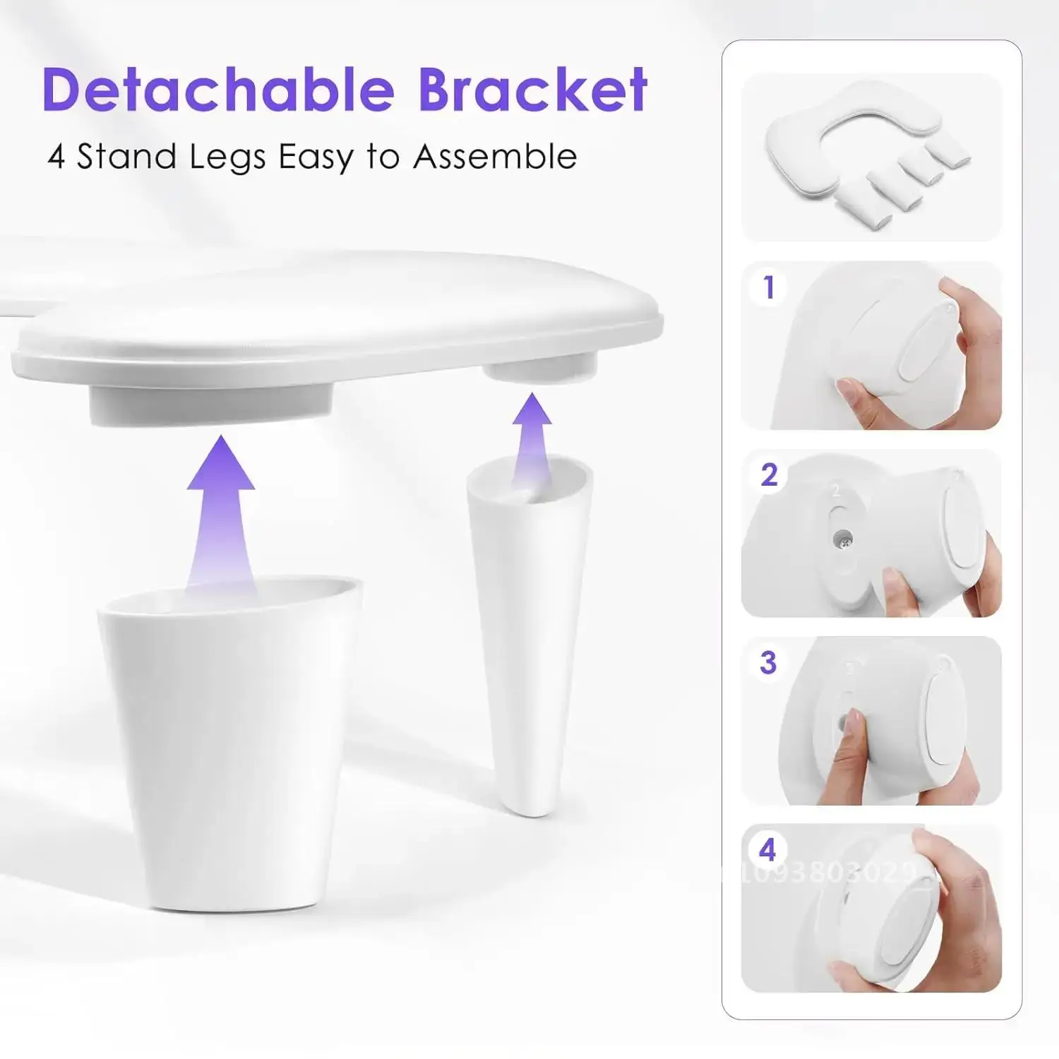 U-shaped Manicure Nail Arm Pillow Stand Big White Armrest PU Rest Leather Acrylic Nail for Cushion Microfiber Rest Hand