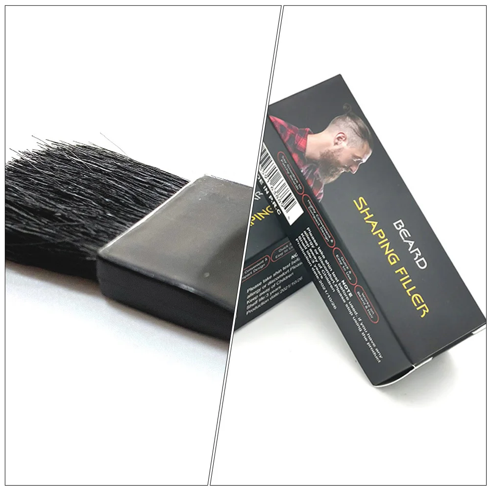

1Set Beard Shaping Filler Premium Safe Material Thickening Tool Easy Apply Durable Beard Concealer Male Grooming Beauty Utensil