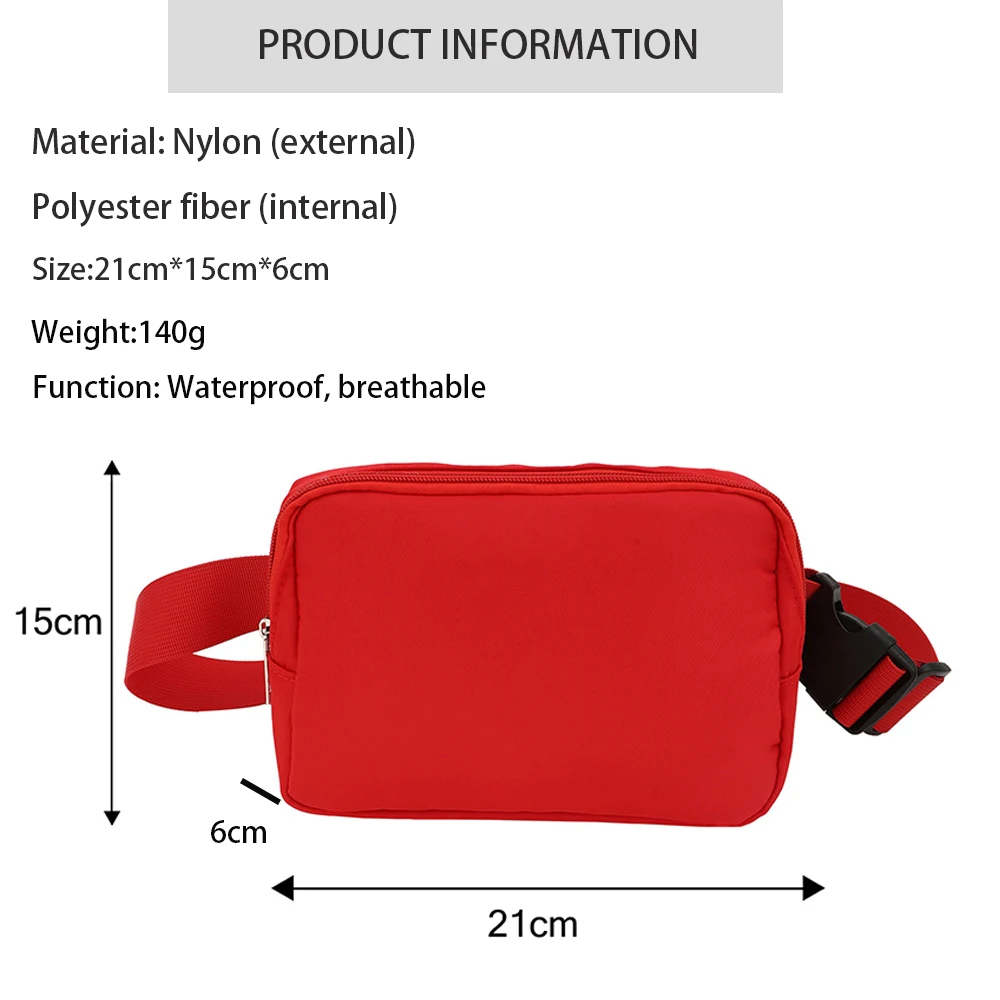 Men's and women's motorcycle waist bags outdoor sports waterproof breathable diagonal shoulder bags leisure travel belt bags image 2