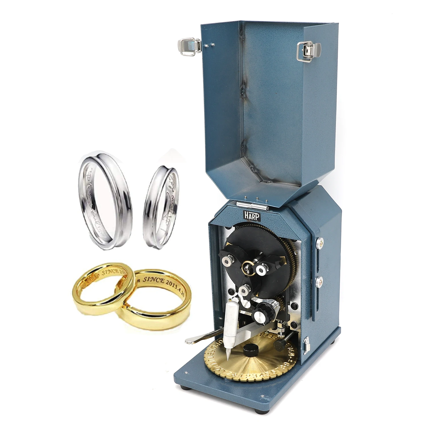 ジュエリーデザイン彫刻機 指輪刻印機 指輪内外彫刻機 手動指輪彫刻機