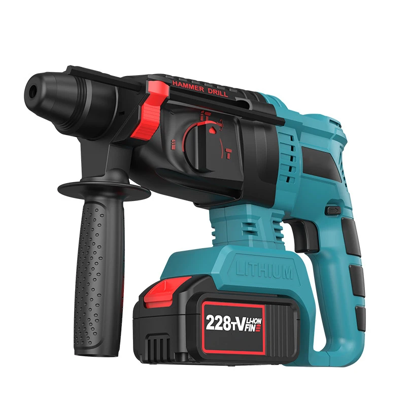 Cordless DIY Power Tool Set Brushless Lithium Impact Drill 20V 44.6ft-lb Max Torque Heavy Square Handle Dual U