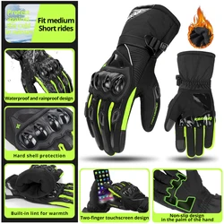 Motorcycle Gloves Windproof Waterproof Guantes Moto Motorbike Riding Gloves Touch Screen Moto Motocross Gloves 4 Seasons