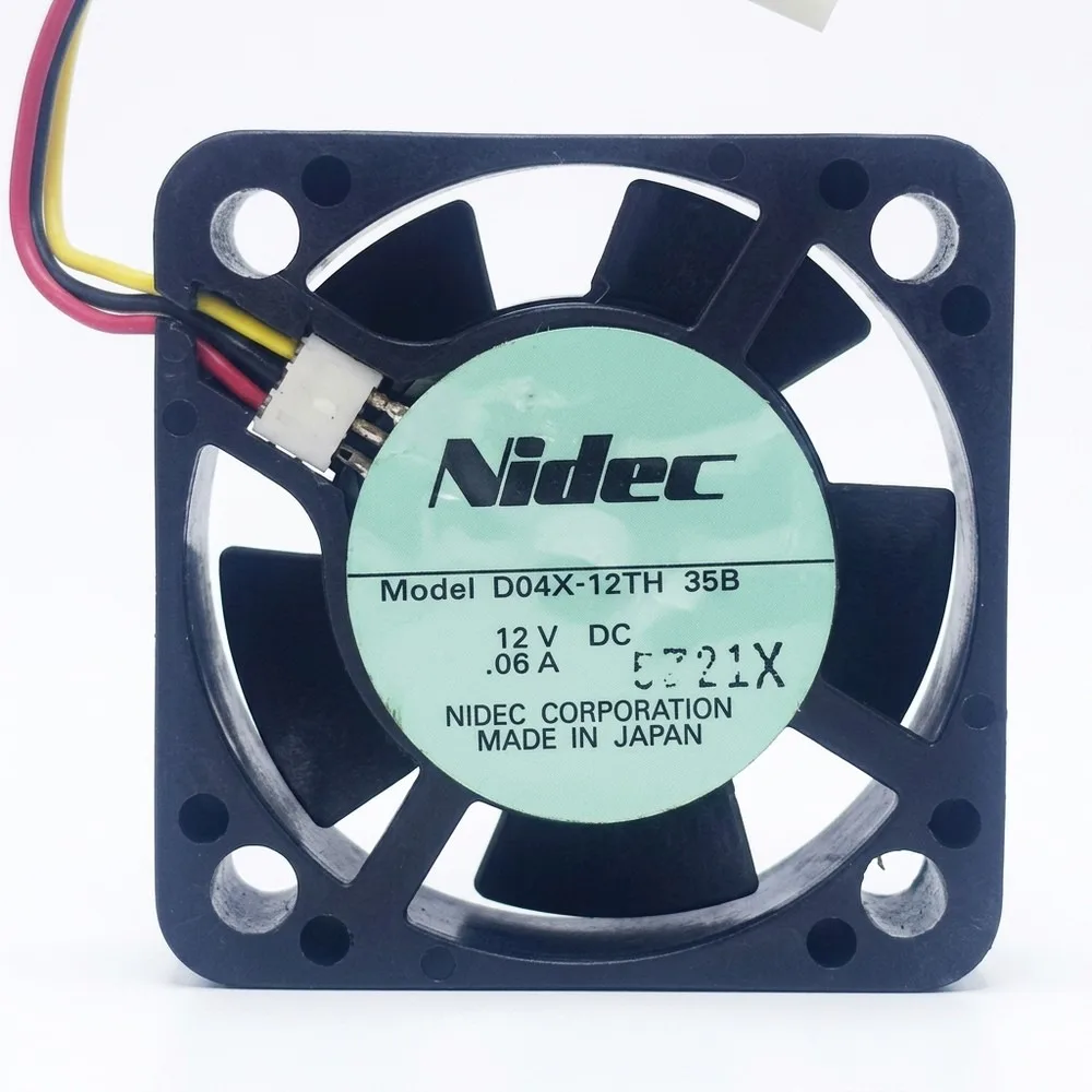 

For Nidec D04X-12TH-35B 4010 DC12V 0.06A 3-Wire Silent Cooling Fan