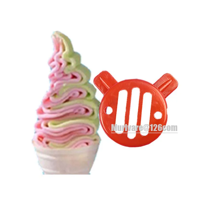 7Pieces Ice Cream Machine Inner Diameter 28mm/Outer Diameter 33mm Cone Machine Flower Mouth Magic Head Modeling Cap