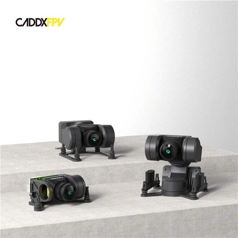 CADDXFPV GM Series FPV Gimbal GM1 / GM2 / GM3 (senza fotocamera) Head Track per fotocamera da 19mm Avatar HD occhiali