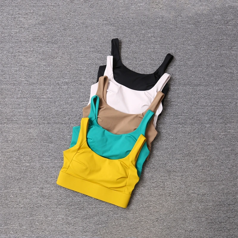 New Style Women's New Updated Styles Build in Bra Sexy Crop Tops High Supports Yoga Bra Tops Ultimate Gym Bra