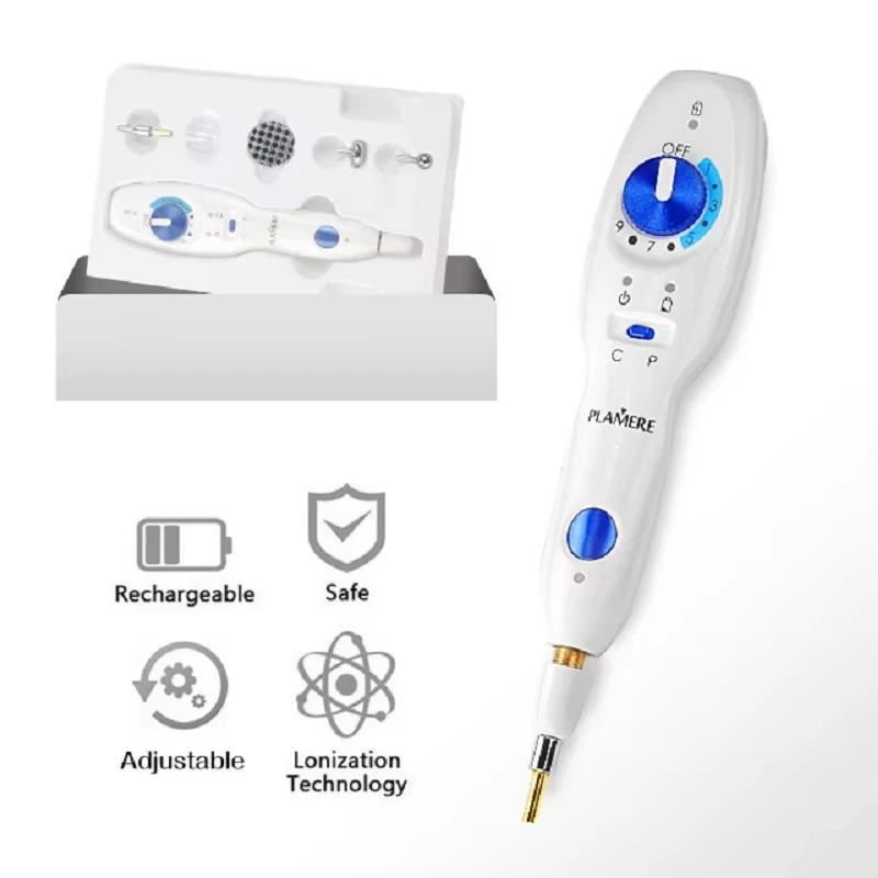 Pluma de Plasma profesional para levantamiento de párpados, eliminador de manchas oscuras, máquina de belleza inalámbrica, herramienta fácil para el cuidado de la piel, fibroblasto coreano