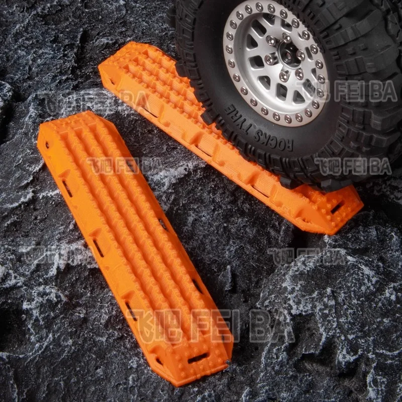 A Pair of Anti Sliding and Anti Sinking Plates for 1/10 RC Crawler Car AXIAL SCX10 III AX103007 VS4 JIMNY Cherokee DIY Parts