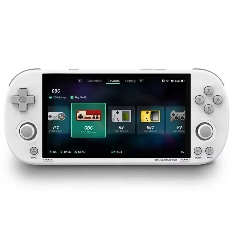 256G for Trimui Smart Pro 4.96 Inch 1280*720 Ips Screen Open-Source Linux Retro Handheld Game Console Children's Gifts