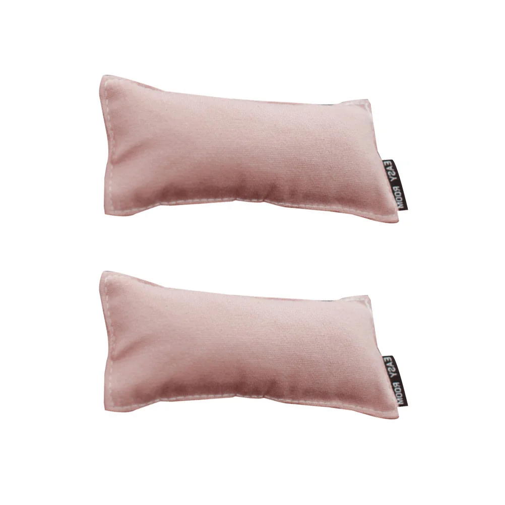 2Pcs Ergonomic Wrist Elbow Mat 13x5cm Pink for Office Computer Table Comfortable Support Long Term Work