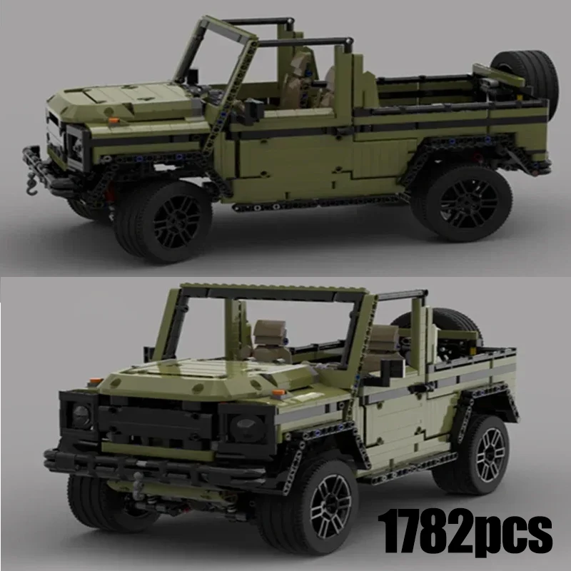 

Military Car Model Gifts Toys For Childen Armored off-road Vehicle Moc Building Bricks Technology Modular Blocks DIY Assembly