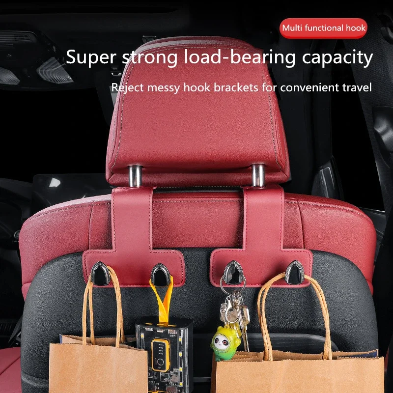 

Крючок для спинки автомобильного сиденья. Решение для хранения автомобиля. Универсальный крючок для подголовника автомобильного сиденья. Прочная несущая вешалка для хранения автомобиля.