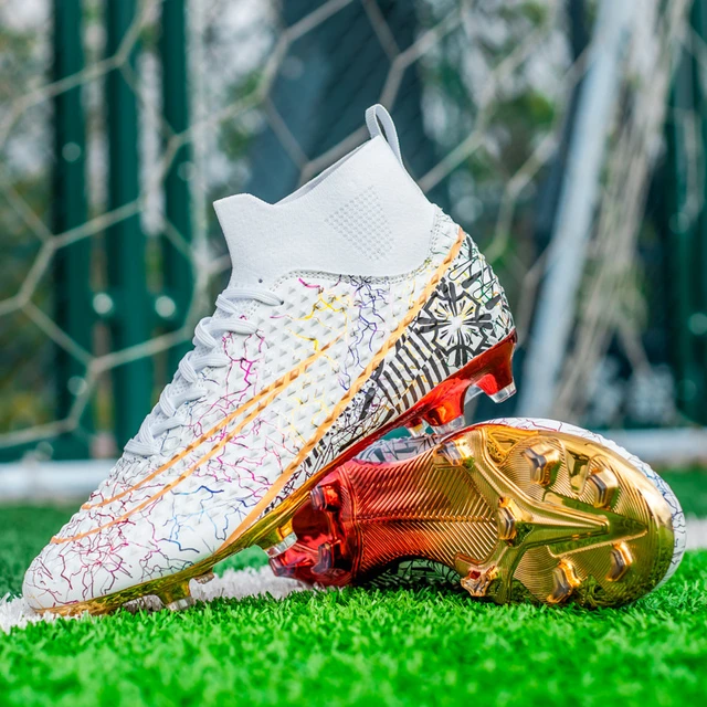 Big Size 33 46 High Quality Sock Football Boots Men Professional White Kids Soccer Futsal Shoes Non slip Women Soccer Sneakers AliExpress
