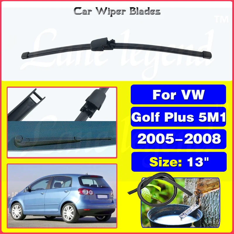 

13" Rear Windshield Windscreen Washer Wiper Blade For VW Golf Plus 5M1 2005-2008 Car Accessories Accsesories