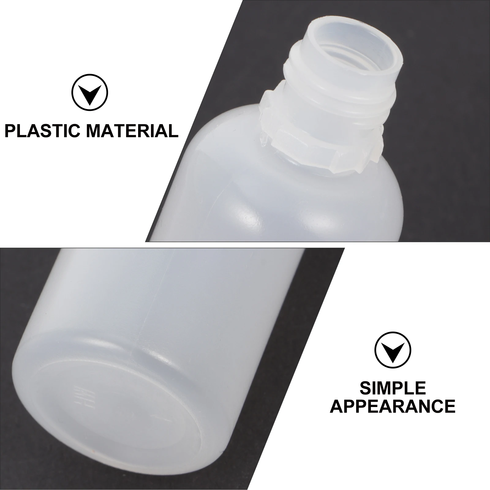 

50 Pcs Eye Drop Bottle Refillable Dropper Droppers Essential Oil Container